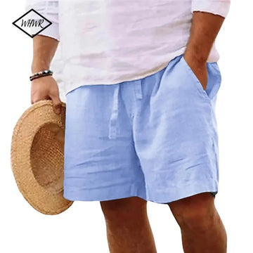 BreezeFit Linen Shorts – Lightweight Streetwear Comfort