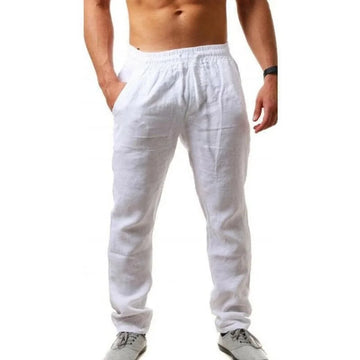 Classic Linen Blend Trousers – Breathable Streetwear Essential