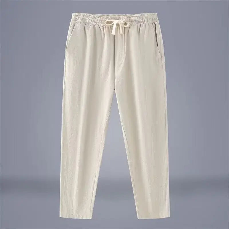 Washed Comfort Straight Pants – Relaxed Fit Cotton Streetwear